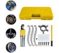 extracteur hydraulique 20T, conception à trois griffes, construction robuste en fonte, jaune