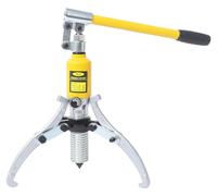 Extracteur hydraulique, modèle à 3 griffes, avec mallette de transport robuste, de couleur jaune