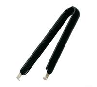 Extracteur IC en forme de U, outil d'extraction de pince simple pour enlever les puces de circuit intégré de carte PCB, réparation électronique et retrait de composants (noir)