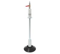 Extracteur pneumatique Air-Dent, acier galvanisé, trois tailles de ventouses, argent