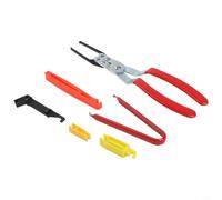 Extracteur pour relais Fusible Acier Espace Étroit Extracteur | Acier inoxydable, mâchoires fines, accès espaces étroits, tableau de pour bord, rayures