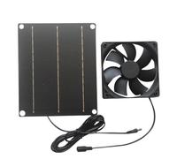 Extracteur Solaire Pour Abri 30W Mural Résistant Aux Intempéries Silencieux