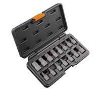 Extracteurs pour vis cassées, lot de 15 pièces.
