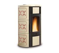 Poêle à granulés La Nordica Extraflame Iside Idro 5.0.16 | 19 kW Hydro Majolika Vogue Ametista