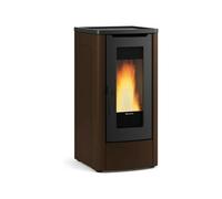EXTRAFLAME 1295603 DAHIANA À Poêle À Pellets Ventilée Bronze 5 Étoiles A+