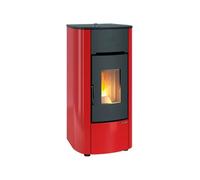 Poêle à granulés La Nordica Extraflame Mariella Plus 7,5 kW acier bordeaux