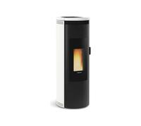 ExtraFlame Poêle À Granulés Amika Evo Blanc 8KW H120 Acier Télécommandé 1290003