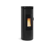 Poêle à granulés La Nordica Extraflame Amika Evo 8 kW Revêtement en acier, dessus en majolique - noir