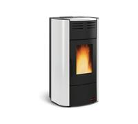 Poêle à granulés La Nordica Extraflame Raffaella Idro H15 5.0.16 | 19 kW Hydro Revêtement en acier blanc