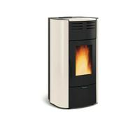 Poêle à granulés La Nordica Extraflame Raffaella Idro H18 | 21,7 kW Hydro Acier ivoire