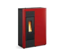Poêle à granulés La Nordica Extraflame Virna Idro.16 | 14,5 kW Hydro acier bordeaux