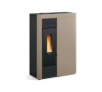 Poêle à granulés La Nordica Extraflame Virna Idro.16 | 14,5 kW Hydro acier Tortora