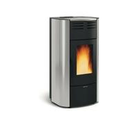 Poêle à granulés La Nordica Extraflame Raffaella Idro H18 | 21,7 kW Hydro acier silver