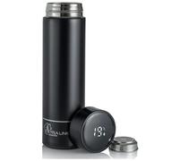 Extralink Tasse Thermique Tasse De Voyage Intelligente Noire Thermos Avec Affichage Led Noir