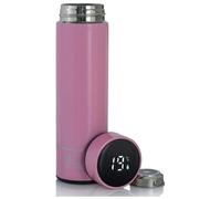 Extralink Tasse Thermique Tasse De Voyage Intelligente Rose Thermos Avec Affichage Led Rose