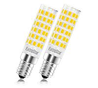 EXTRASTAR Ampoule LED E14 5W (équivalent à 40 W), 3000 K, Lumière Blanche Chaud, Non dimmable 360° angle de faisceau - 2 pièces