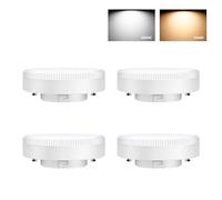 EXTRASTAR Ampoule LED GX53 9W (équivalent 61W), 3000K Blanc Chaud, 820 Lumens, Angle 120°, Non-Dimmable, Lot de 4