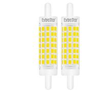 EXTRASTAR Ampoule LED R7s 78mm 5W équivalent à 40W, Lumière Blanc Froid 6500K, 500LM avec Large Angle de Faisceau 360° Non-Dimmable, Lot de 2