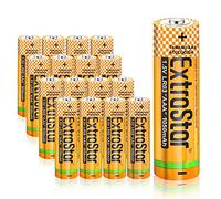 EXTRASTAR Lot de 16 Piles alcalines AAA 1,5 V Performance - Paquet de 16