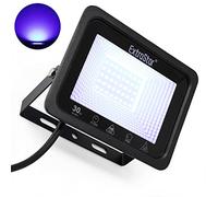 EXTRASTAR Projecteur LED 30W Extérieur 2400LM Super Lumineux Projecteur Couleur, Projecteur LED Étanche IP65, Lampe Extérieure pour Arrière-cour, Allée, Portes, Garage, Couloir, Jardin (Bleu)