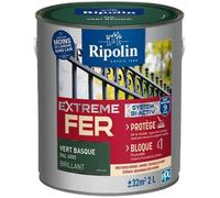 Extrême fer base vert basque RAL 6005 brillant - RIPOLIN - 2 L