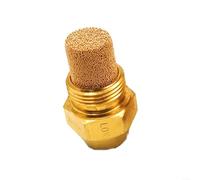 EXTRWORY Buse de brûleur à huile de précision en laiton et acier inoxydable, angle de pulvérisation de 60 °, buse d'huile, brûleur, injecteur diesel (0,6 à 60 °)