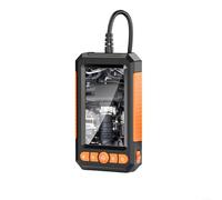EXTRWORY Caméra endoscope double objectif 1080p écran HD IP67 étanche outil d'inspection des égouts en métal pour l'entretien de la plomberie automobile (10 mètres)