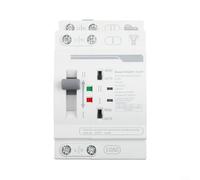 EXTRWORY Commutateurs de transfert automatique à double puissance 220 V pour ATS pour générateur, alimentation sans couture, boîtier ignifuge blanc (A)