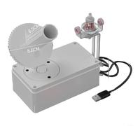 EXTRWORY Enrouleur de fil électrique réglable avec interface USB, contrôle variable pour fil de 2 mm jusqu'à 150 g, machine à boules automatique pour tricot à la maison (version haute)
