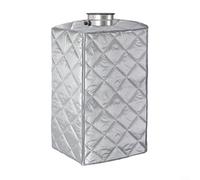 EXTRWORY Housse de protection pour chauffe-eau d'extérieur sans réservoir - Couverture isolante résistante aux intempéries avec sangles élastiques pour un usage résidentiel et commercial - Argenté