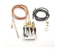 EXTRWORY Kit d'assemblage de brûleur pilote de cheminée au gaz propane avec thermocouple pour chauffage d'allumage de remplacement en acier inoxydable pour extérieur et intérieur, utilisation en métal