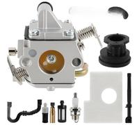 EXTRWORY Kit de carburateur, pour tronçonneuse MS170 MS180 017 018 de rechange numéro de pièce 1130-120-0603 composant du système de carburant, pour travaux de cour en plein air 9 12 pièces (deux)