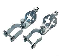 EXTRWORY Kit de charnière en T robuste en acier galvanisé de 3,8 cm pour porte d'entrée à maillon de chaîne avec soudure sécurisée et matériel complet, idéal pour la ferme et le jardin