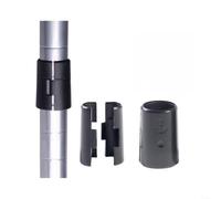 EXTRWORY Lot de 4 paires de clips d'étagère en fil métallique pour systèmes d'étagères de poteau de 2,5 cm, clips de verrouillage d'étagère en fil métallique (25,4 mm)