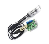 EXTRWORY Module de capteur de régulateur de pH 0-14, plage analogique de tension de sortie BNC pour Arduino surveillance de la qualité de l'eau, test du sol, matériau ABS (module - sonde)