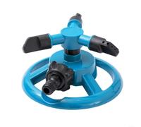 EXTRWORY Tête d'arrosage automatique à 360 degrés avec raccord rapide pour irrigation de cour Matériau ABS bleu noir 15 x 85 cm