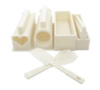 Exzact moule à sushi 10 pc riz rouleau moule 5 formes compatible lave