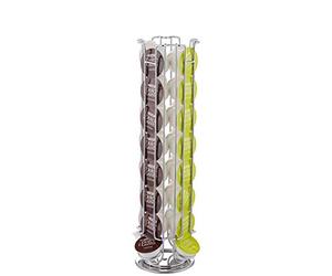 Exzact Porte-capsules de Café Compatible avec Dolce Gusto (32 x capsules) - Supports pour Capsules de Café Dolce Gusto - Support Rotatif