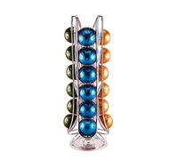 Exzact Support à capsules de café, compatible avec Vertuo, non vendu ou créé par Vertuo, support rotatif pour dosettes (capacité maximale de 24 dosettes, dosettes non incluses)