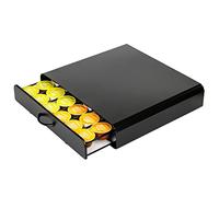 EXZACT Tiroirs à capsules de café compatible avec les capsules Dolce Gusto capacité 36 dosettes - Support de machine 2 en 1 Finition mate