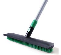 Eyliden Balayeuse de sol 2 en 1 avec manche télescopique Tête de brosse large 38 cm