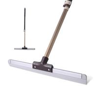 Eyliden Raclette de Sol Souple avec poignée télescopique, Balai Domestique pour Douche, Salle de Bain, Cuisine, carrelage, Verre, fenêtre, marbre, Mousse d'eau