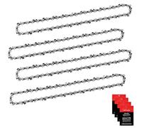 Eyoloty Lot de 4 chaînes de tronçonneuse 45 cm LP 1,3 mm 62TG pour tronçonneuse Bosch, Dolmar