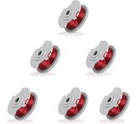 Eyoloty Lot de 6 bobines de fil 5306-20 pour coupe-bordure Gardena Art.8844 SmallCut 300 Accu, Art.8845 SmallCut 300, Art.8824 EasyCut Li-18/23, bobine de fil de rechange, longueur : 10 m, diamètre :