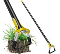 Eyoulife Haie de jardin penduleuse avec manche - Design creux - Réglable - Outil de jardin multifonction pour désherber, creuser les plantes, desserrer le sol - 1,6 m