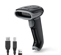 Eyoyo Douchette Code Barre, 2D 1D Bluetooth Lecteur sans Fil 3 en 1-Gris | Filaire USB et 2,4 GHz, Plug and Play, Balayage Automatique, Mode stockage, pour Supermarchés,entrepôts,librairies