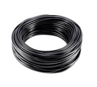 EYRMQWJPC Tuyau de Micro-Irrigation, Micro Tube d'irrigation Ligne Goutte à Alimentation Noire Pi - Plusieurs Longueurs 5-100 m(100m(328ft))