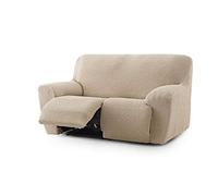 Eysa 3D Housse de canapé, Beige, 3 Places x 2
