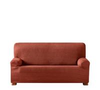 Eysa Aquiles Élastique Housse de Canapé 3 Places, Polyester Coton, Orange, 37x29x9 cm