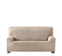 Eysa Aquiles Élastique Housse de Canapé 4 Places, Polyester Coton, Écru, 37x29x11 cm